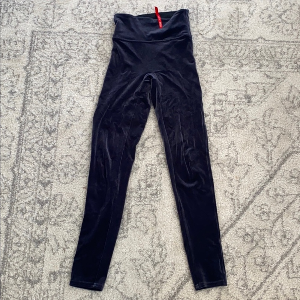 Spanx velvet leggings